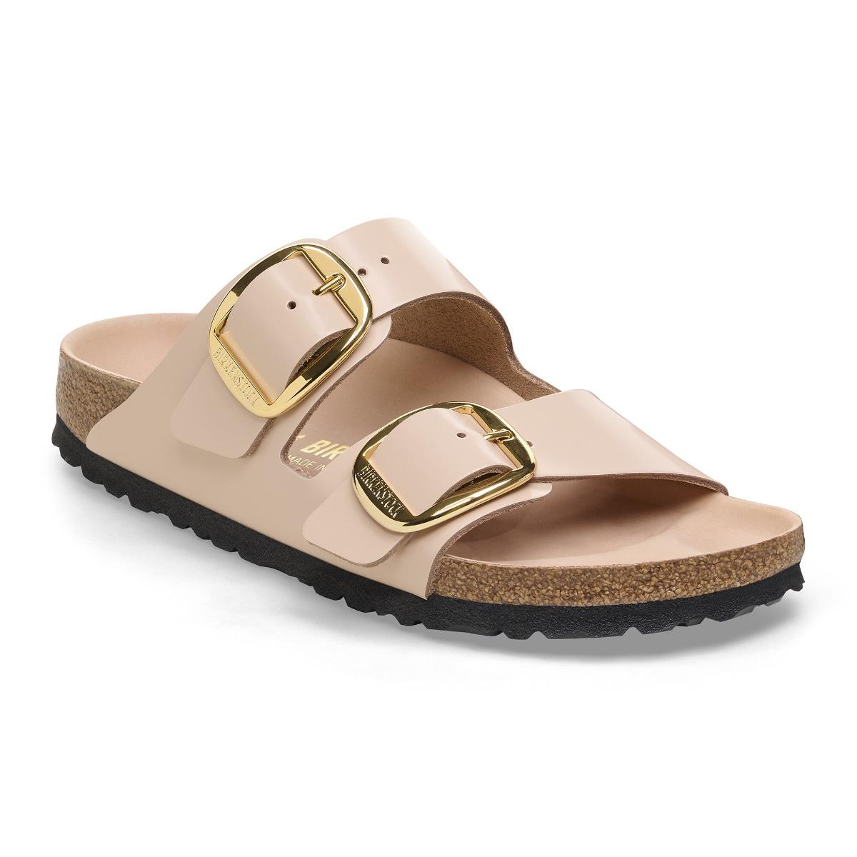 Arizona Big Buckle Natural Leather in New Beige – Birkenstock NZ