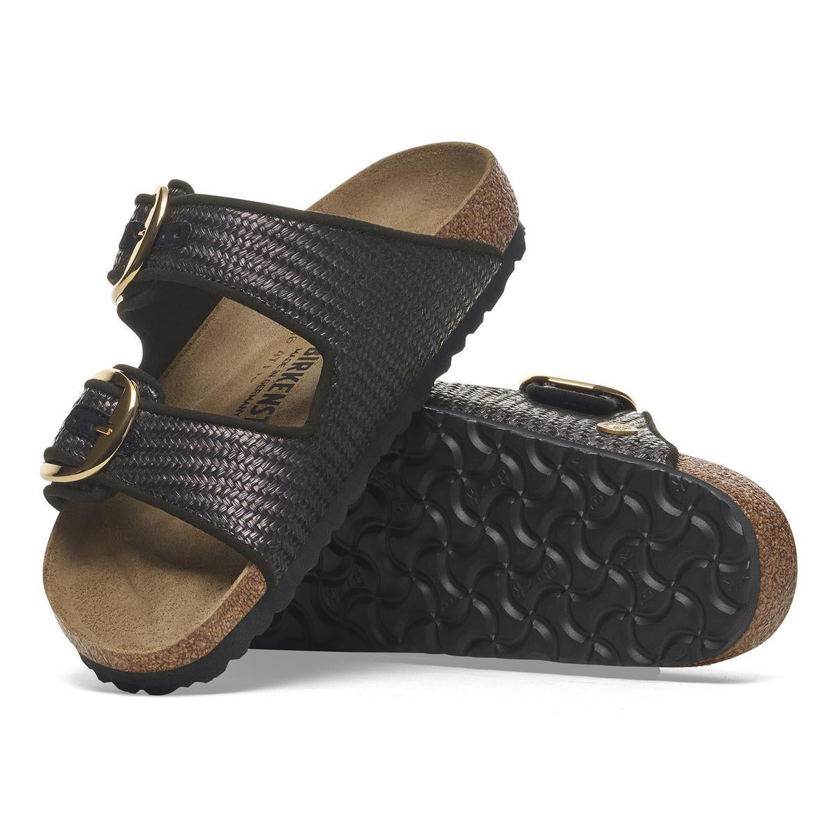 Birkenstock Arizona Big Buckle Raffia Black - Image 4