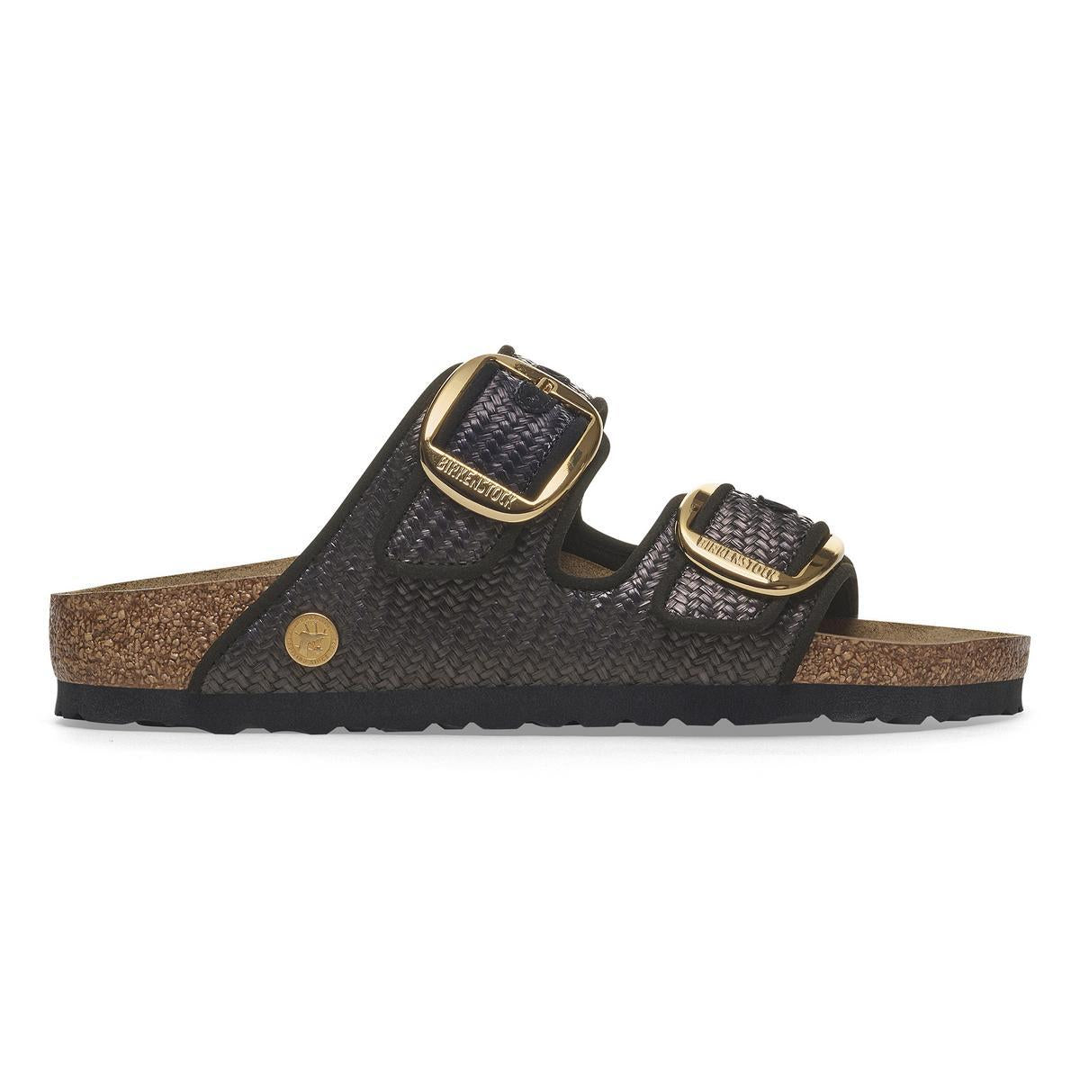 Birkenstock Arizona Big Buckle Raffia Black - Image 6