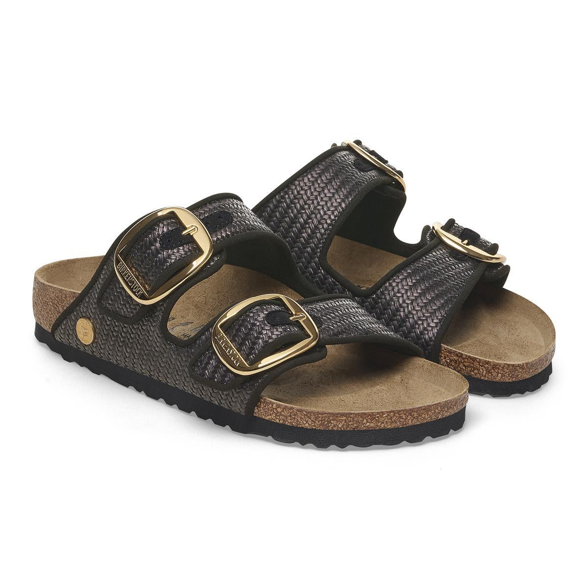 Birkenstock Arizona Big Buckle Raffia Black - Image 7