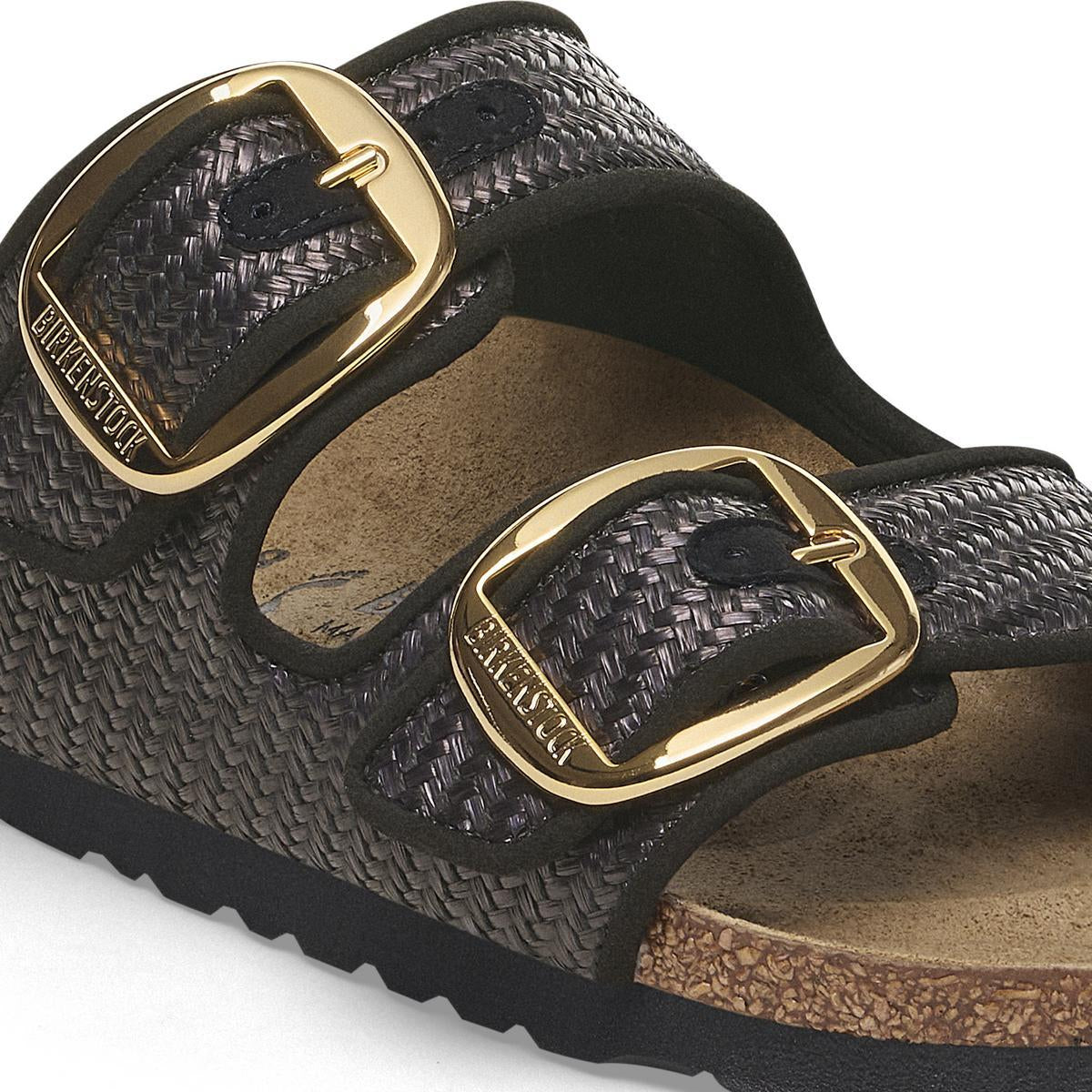 Birkenstock Arizona Big Buckle Raffia Black - Image 8
