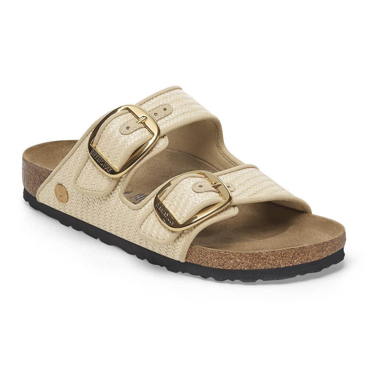 Arizona Big Buckle Raffia Textile in Natural – Birkenstock NZ