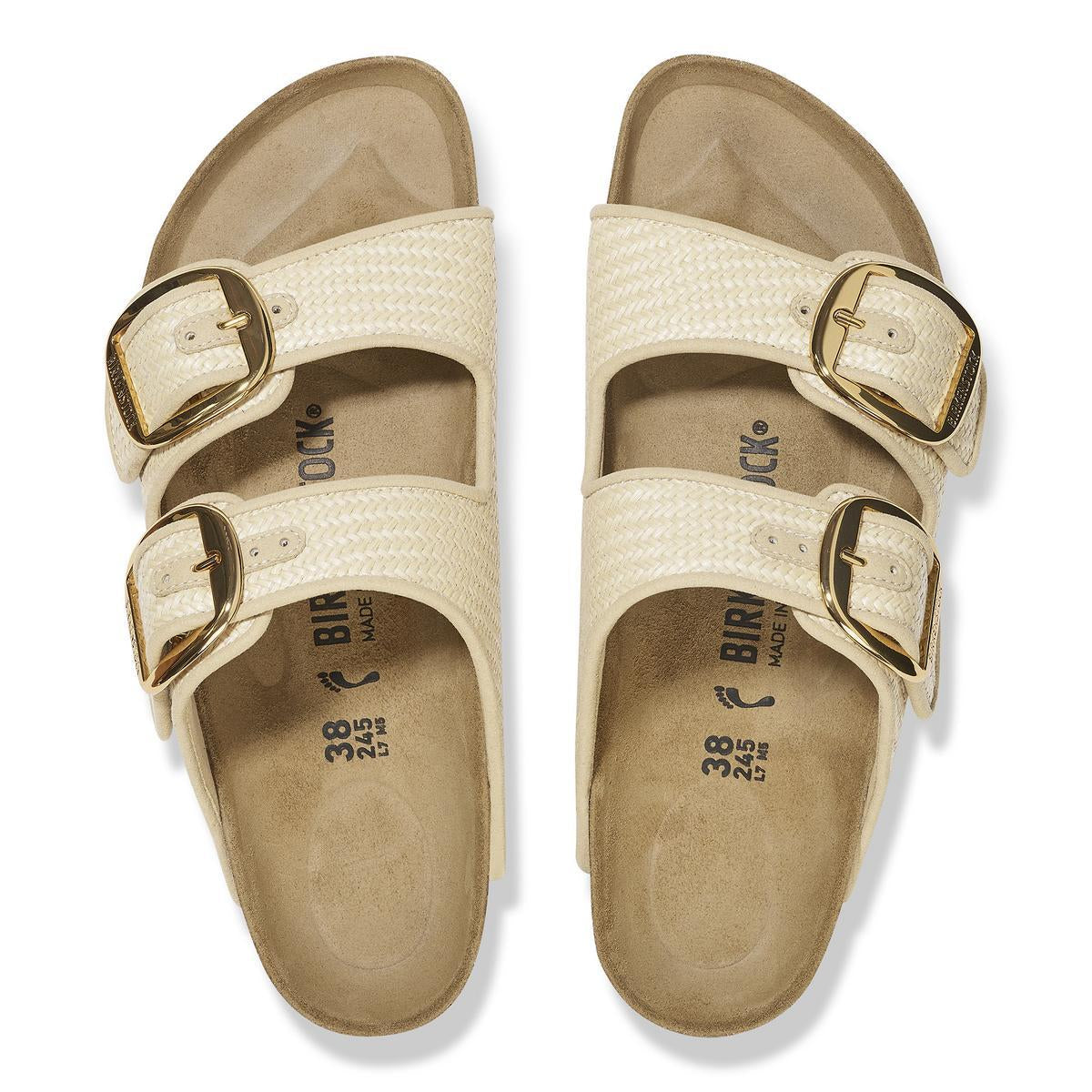 Birkenstock Arizona Big Buckle Raffia Natural - Image 5