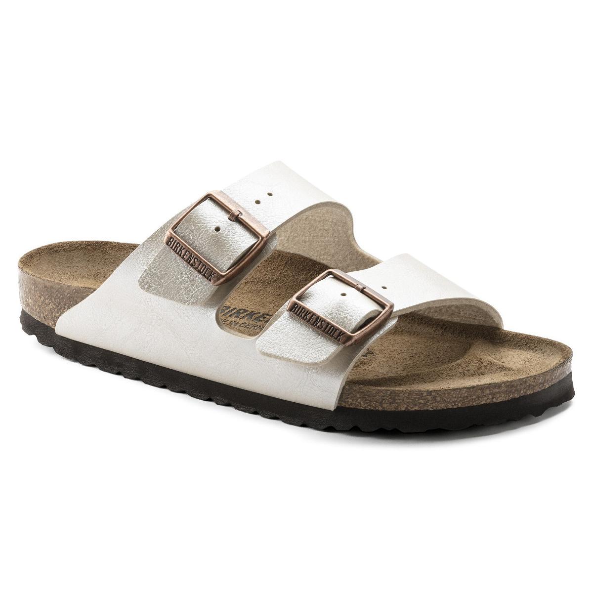 Arizona Birko-Flor in Graceful Pearl White – Birkenstock NZ