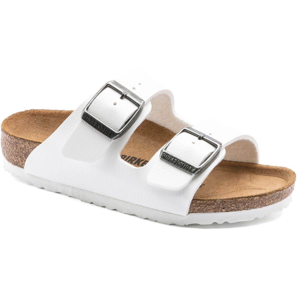 Arizona Kids Birko-Flor in White – Birkenstock NZ