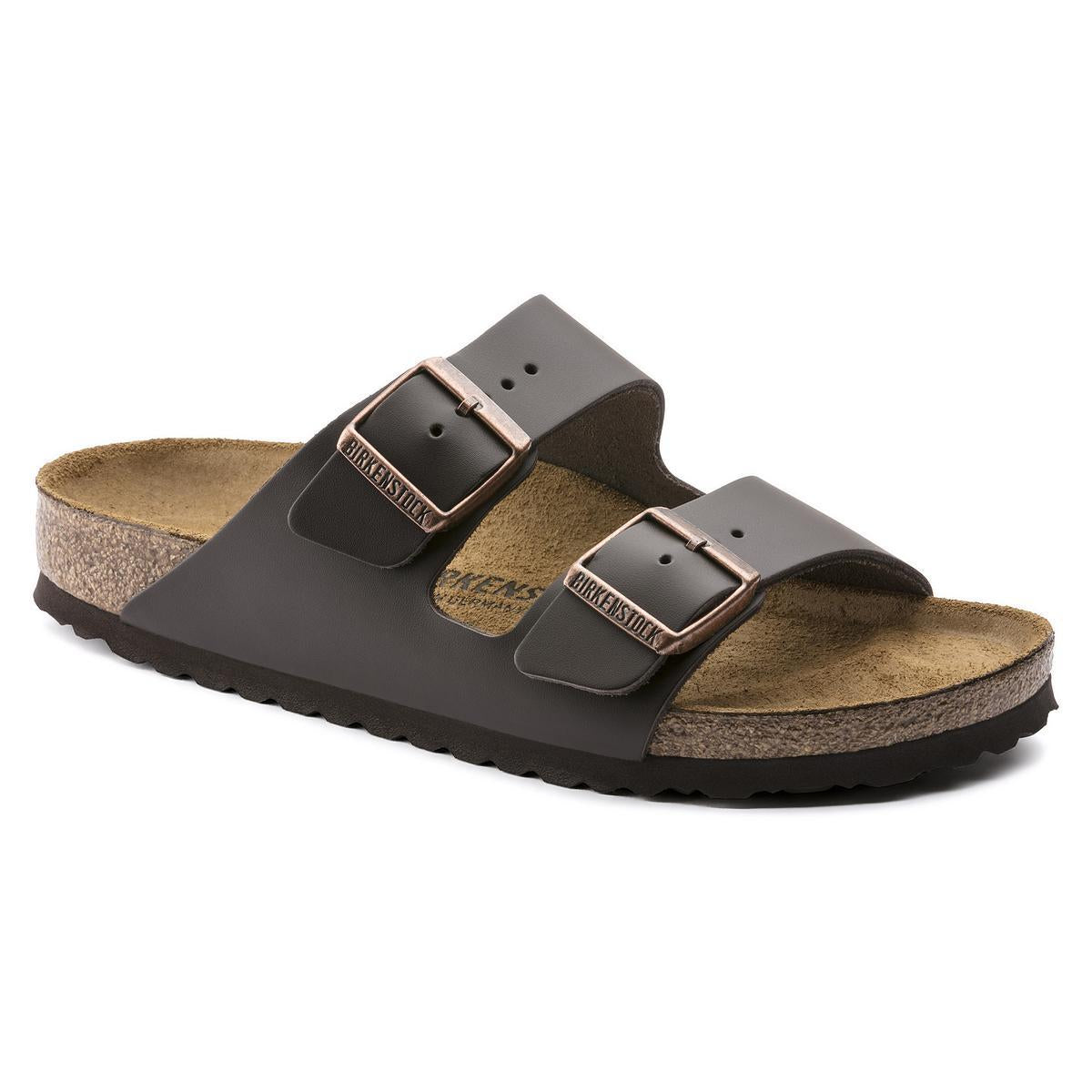 Arizona Smooth Leather in Dark Brown – Birkenstock NZ
