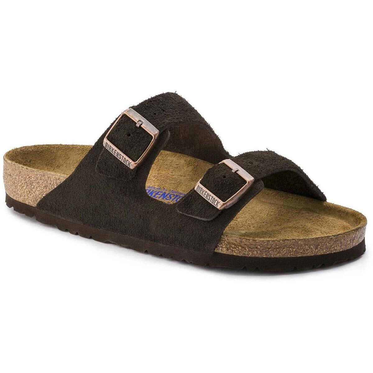 Arizona Soft Footbed Suede Leather in Mocha – Birkenstock NZ
