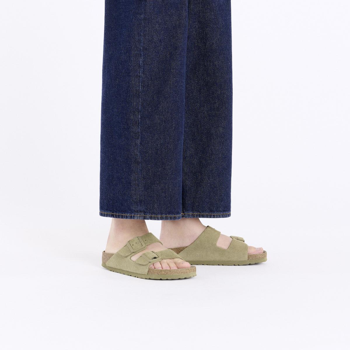 Birkenstock Arizona Soft Footbed Faded Khaki - Image 2