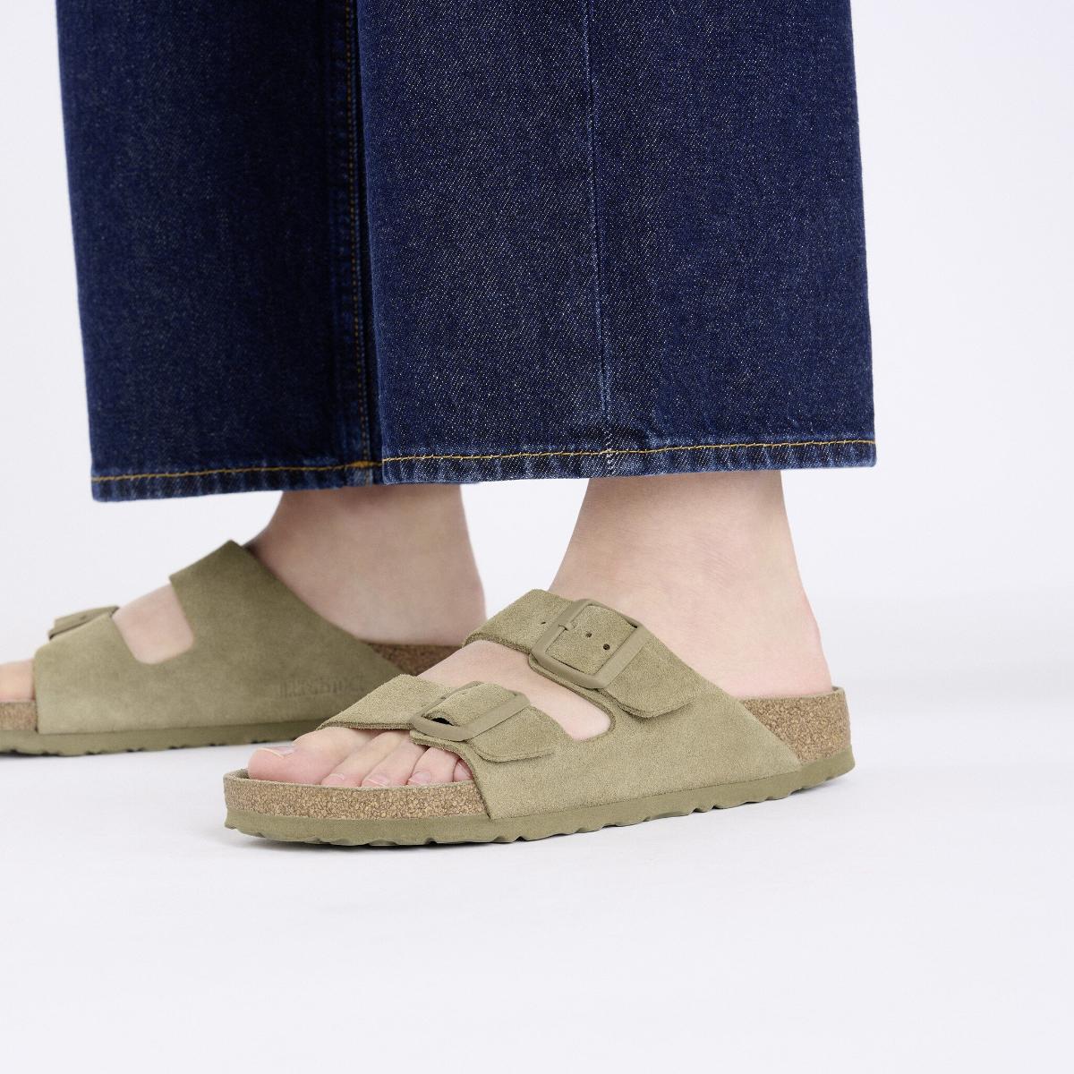 Birkenstock Arizona Soft Footbed Faded Khaki - Image 3