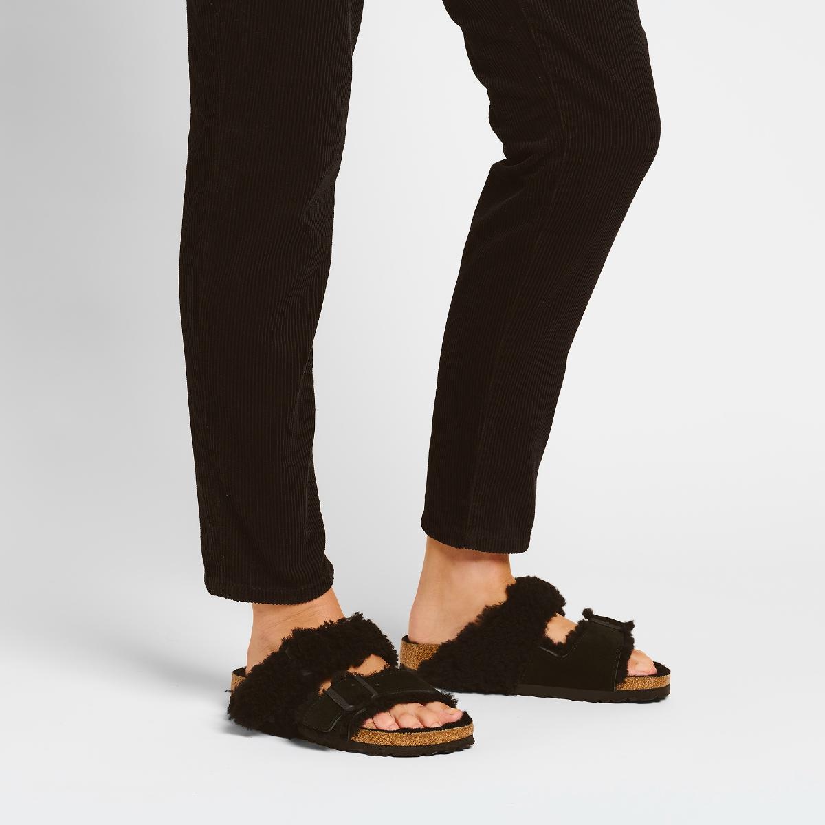 Birkenstock Arizona Teddy Split Black - Image 2