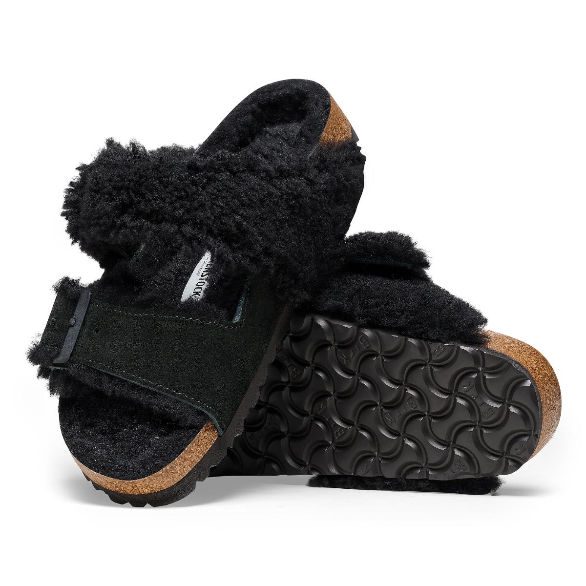 Birkenstock Arizona Teddy Split Black - Image 4
