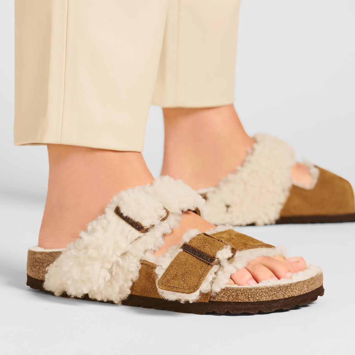 Birkenstock Arizona Teddy Split Mink - Image 3
