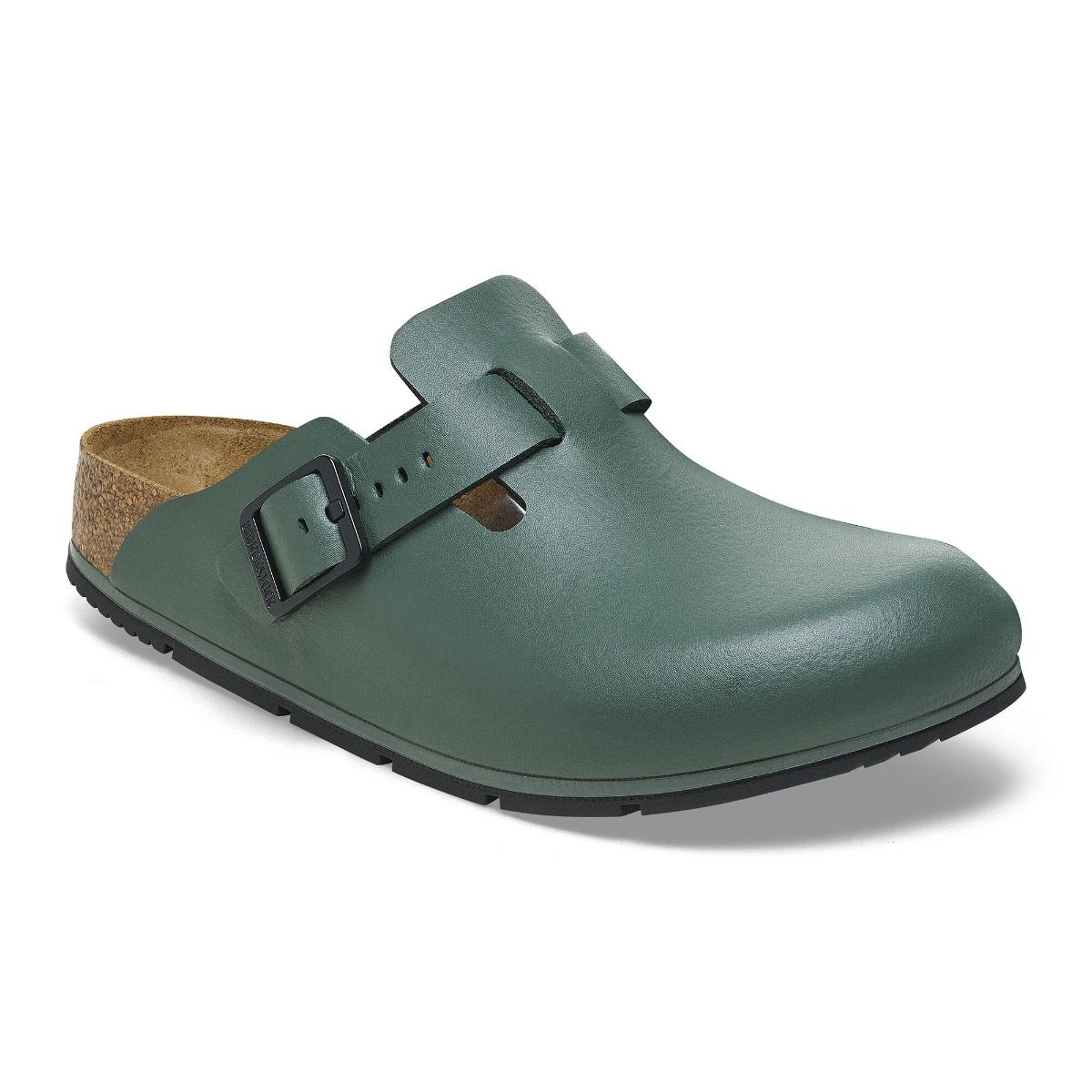 Boston Pro Natural Leather in Thyme Birkenstock NZ