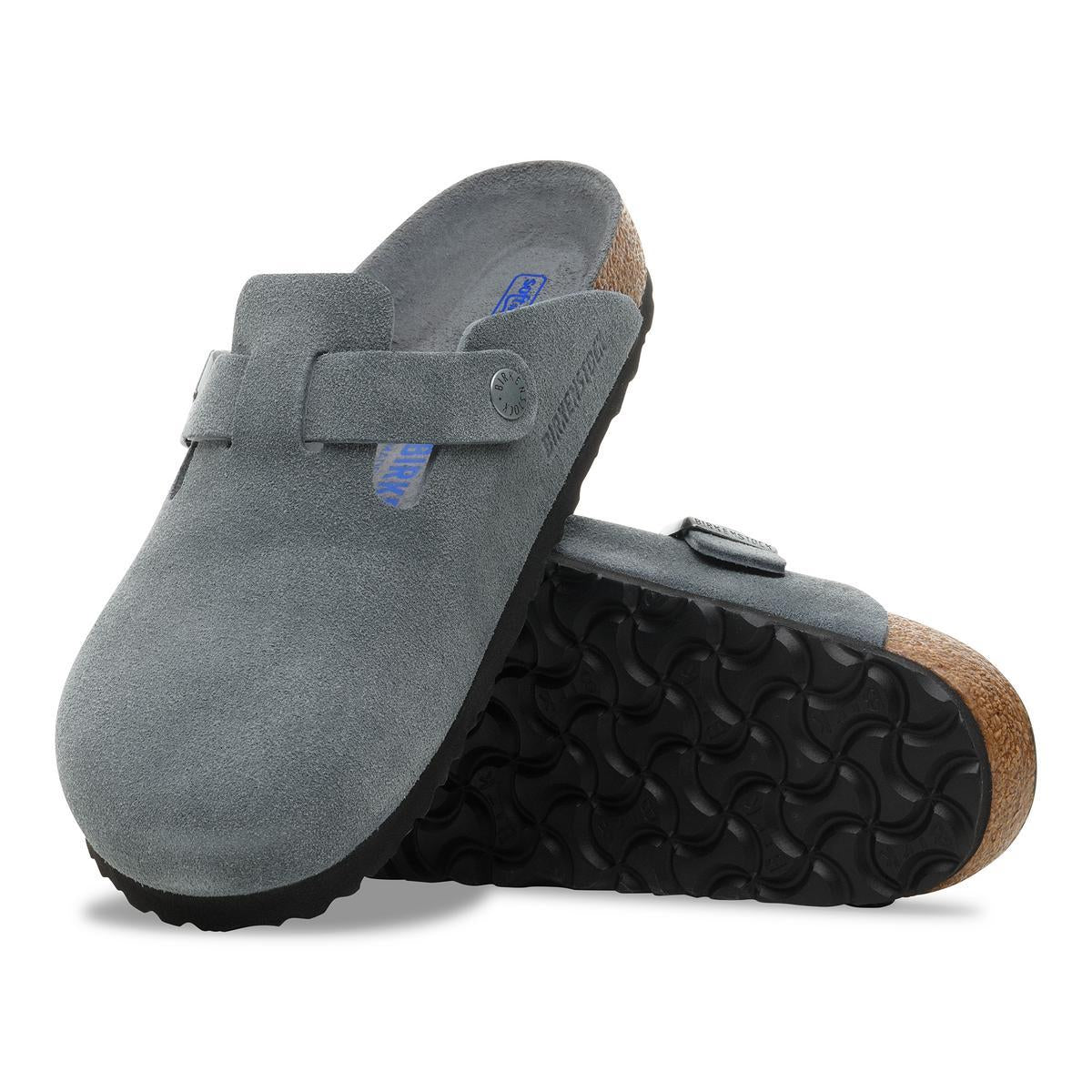 Birkenstock Boston Soft Footbed Basalt Grey - Image 2