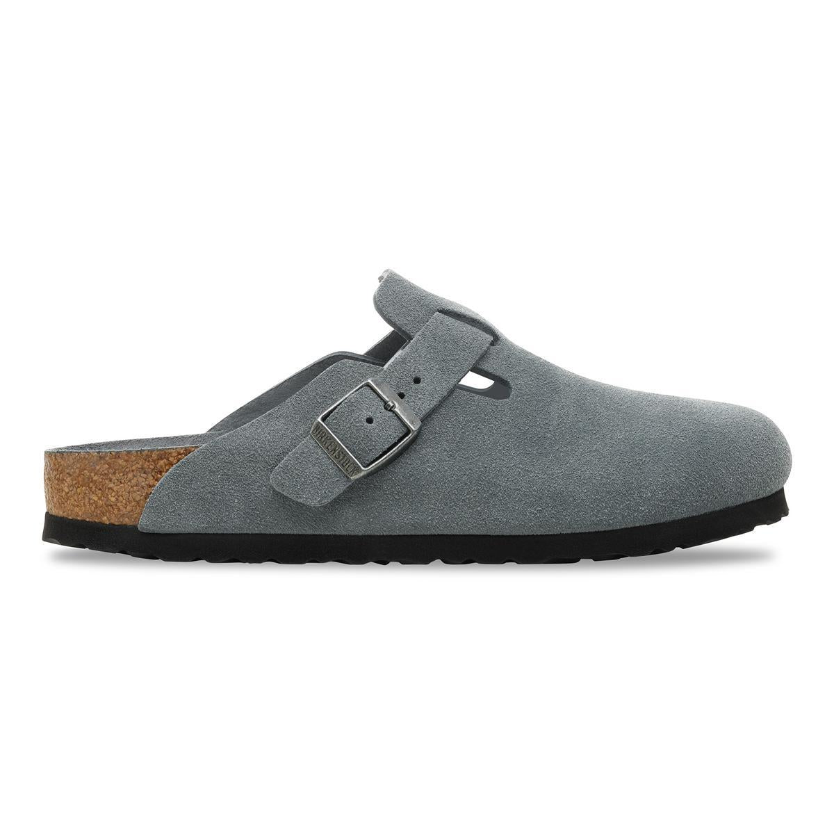 Birkenstock Boston Soft Footbed Basalt Grey - Image 4