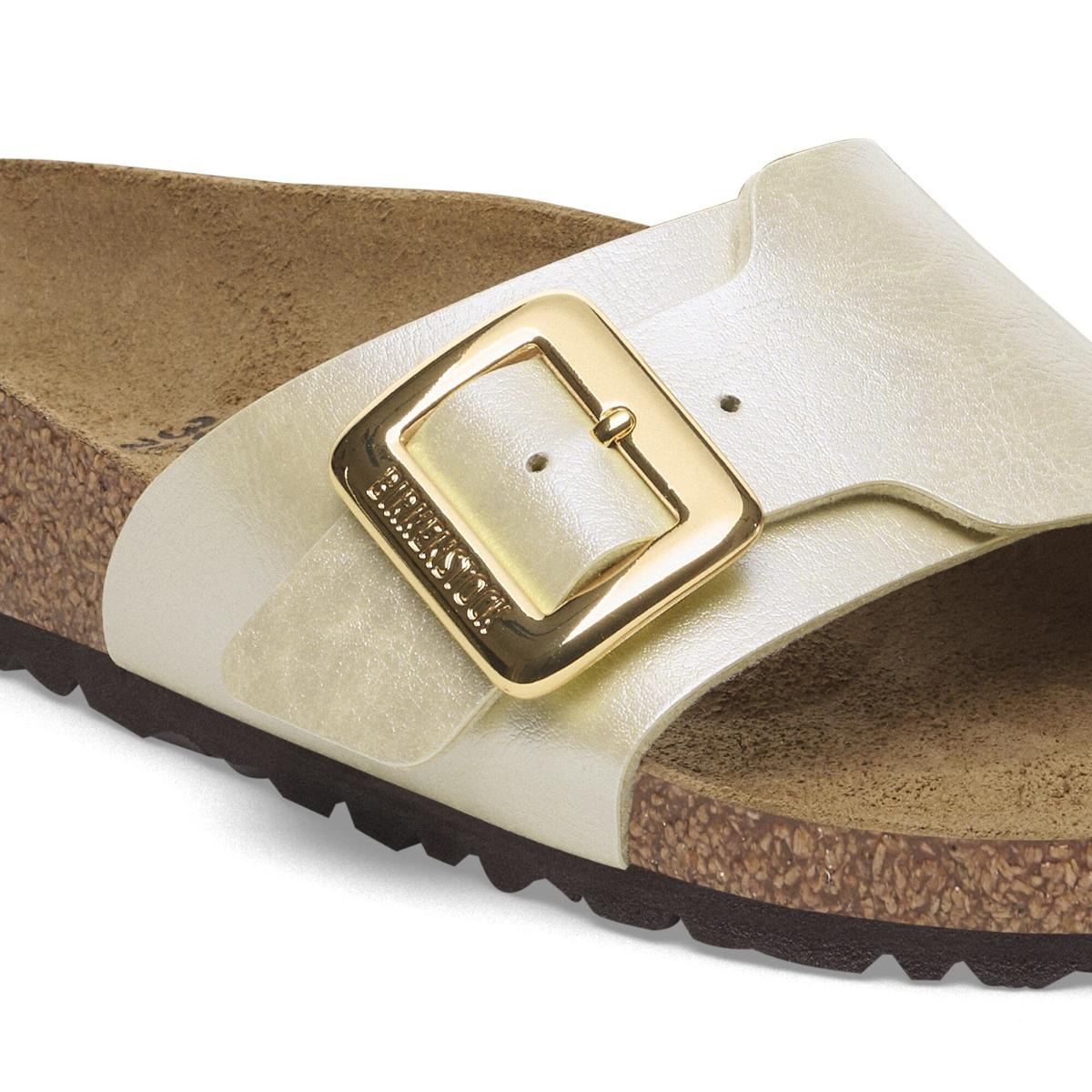 Birkenstock Catalina Cushion Buckle Pearl White - Image 7