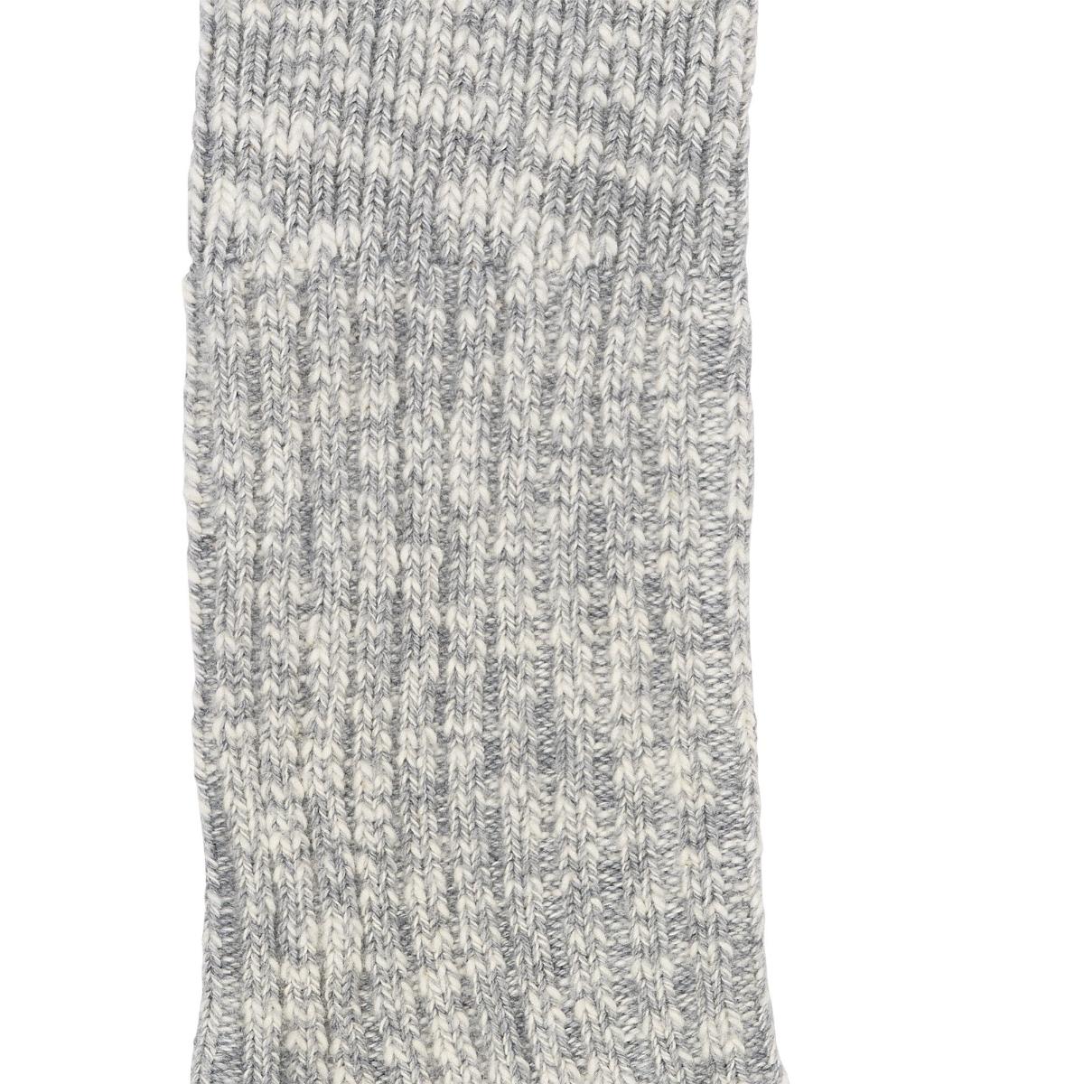 Birkenstock Cotton Slub Socks Grey/White - Image 6
