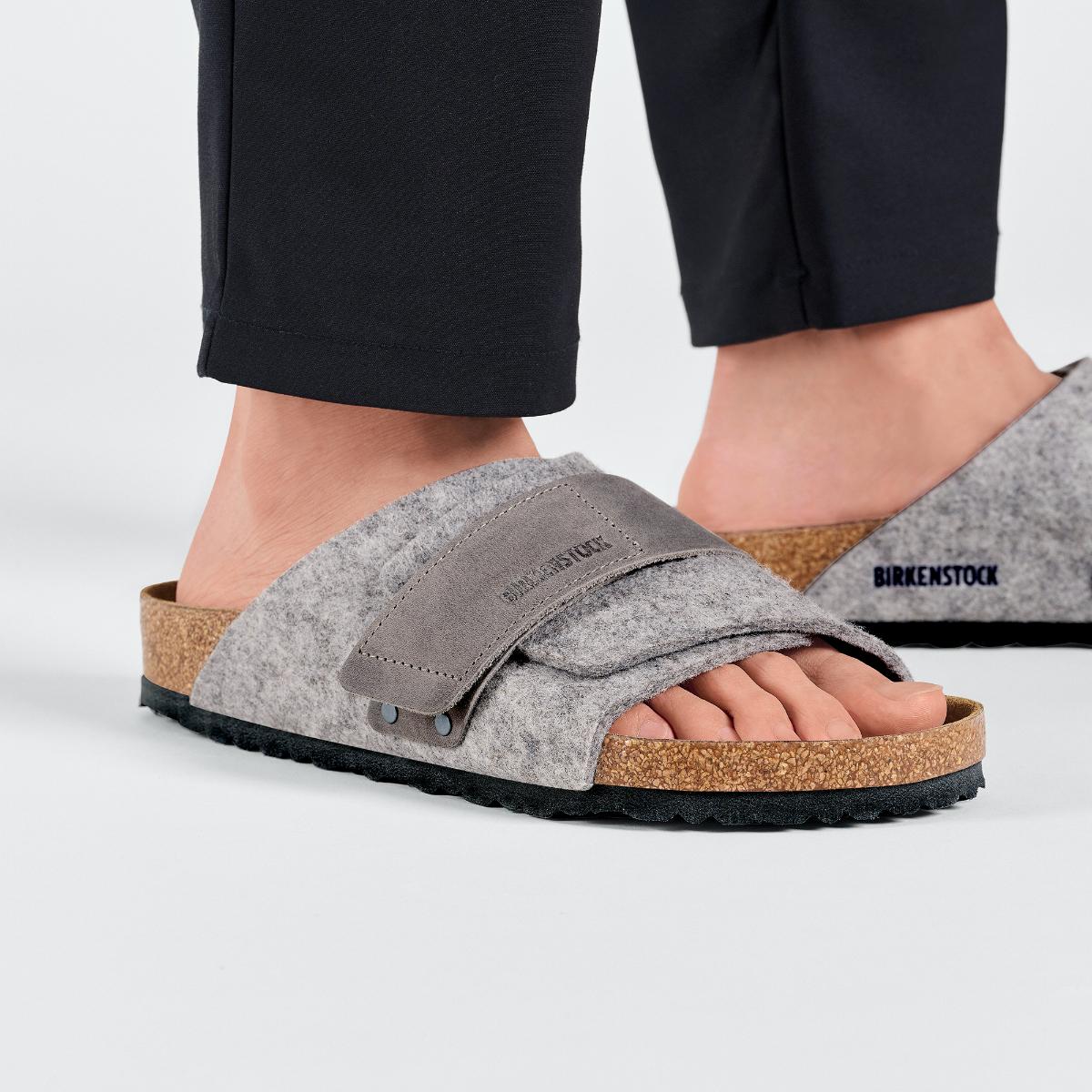 Birkenstock Kyoto Light Grey - Image 3