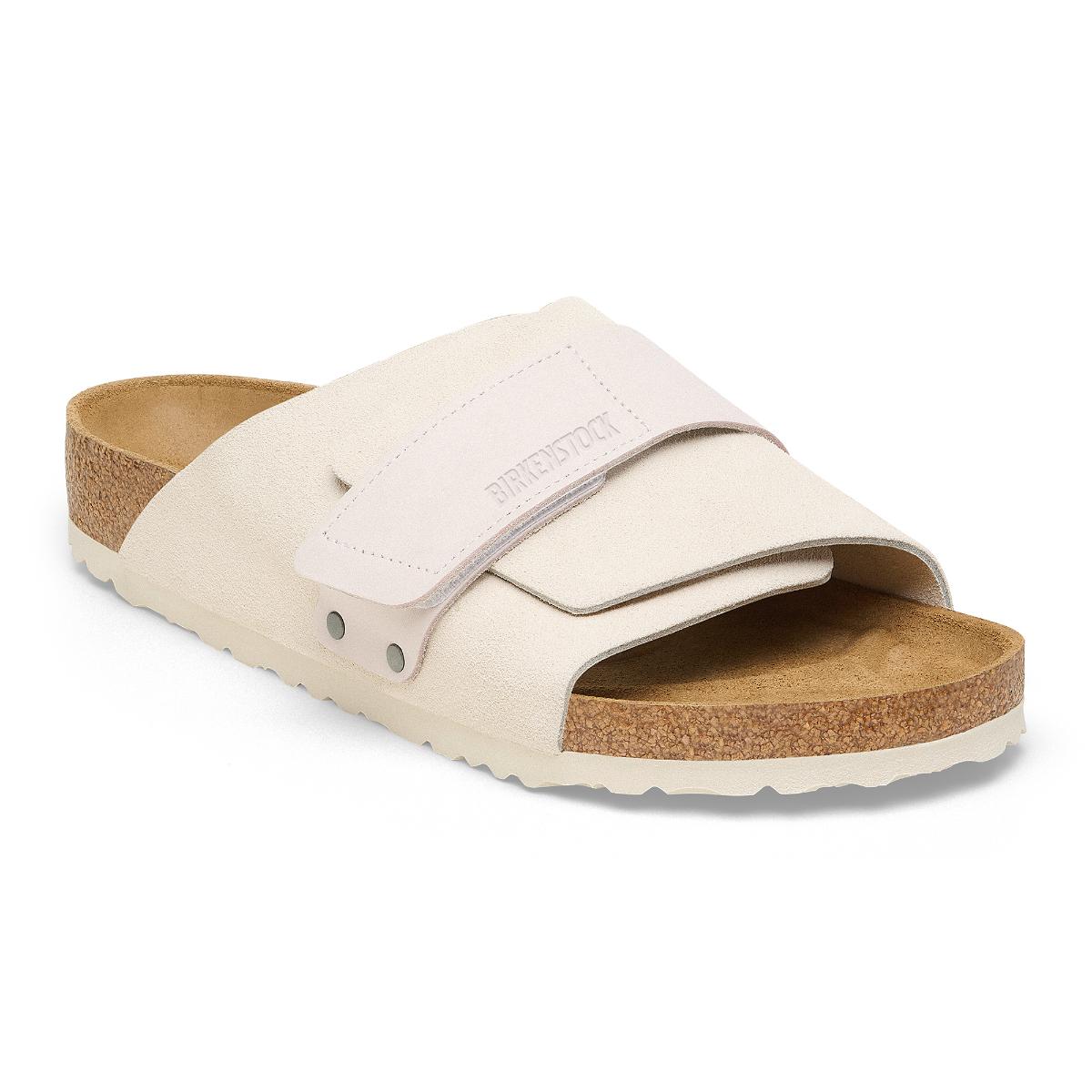 Birkenstock KYOTOスエード アンティークホワイト サンダル 39 Kyoto Nubuck/Suede Leather in Antique White – BIRKENSTOCK NZ