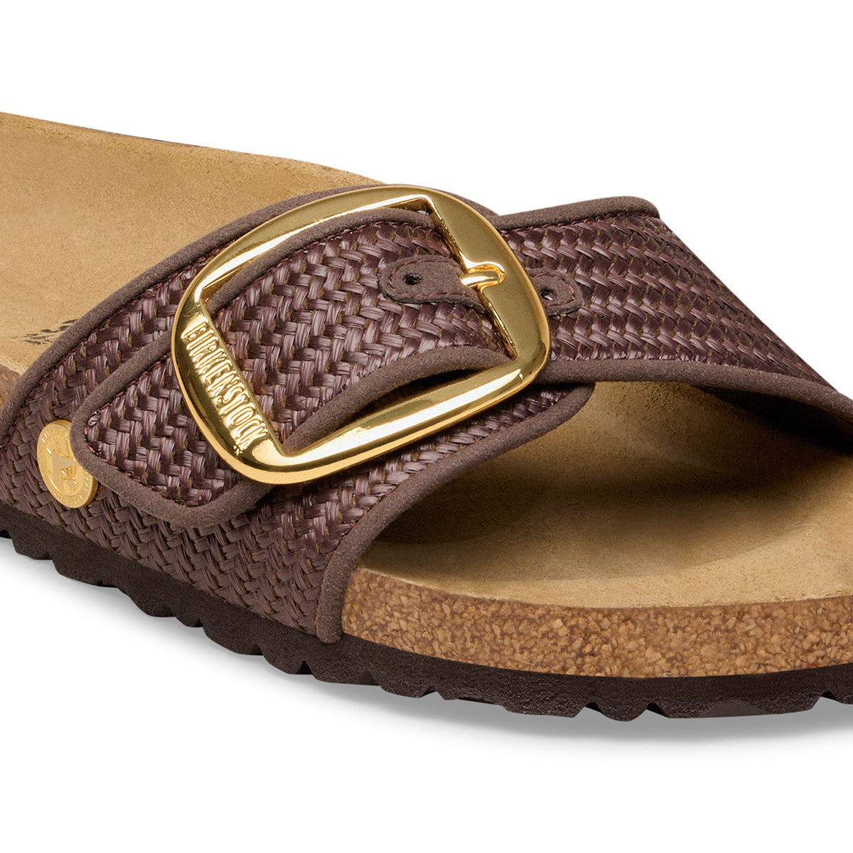 Birkenstock Madrid Big Buckle Raffia Carafe - Image 8