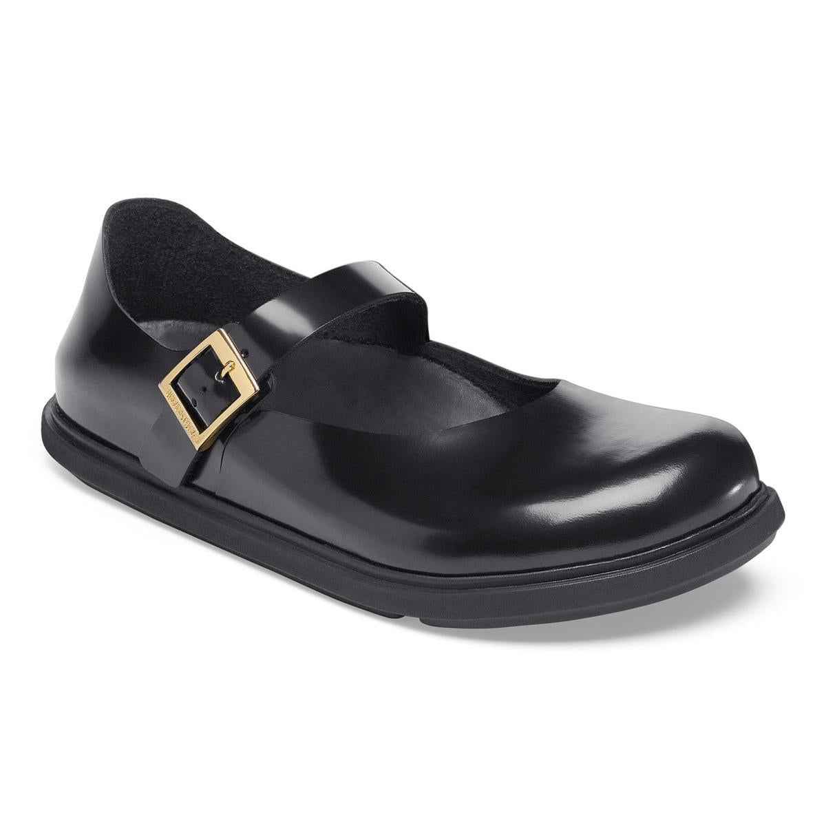 Mantova Droplet Natural Leather in Black – BIRKENSTOCK NZ