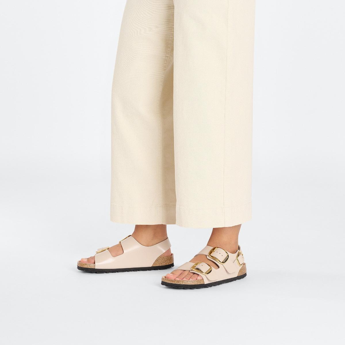 Birkenstock Milano Big Buckle New Beige - Image 2