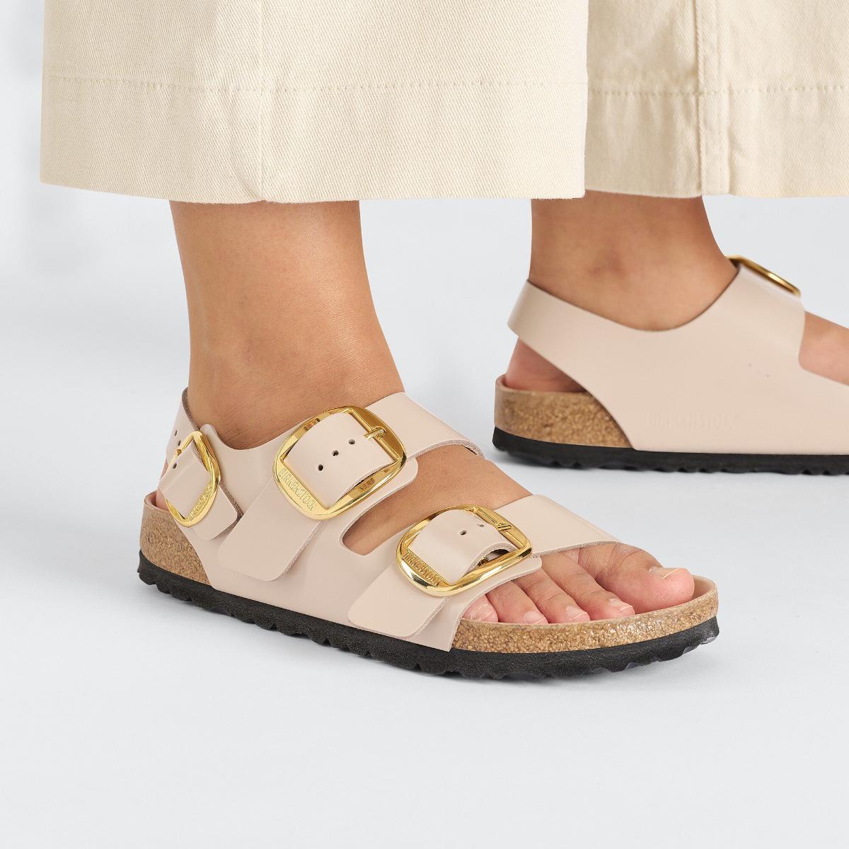 Birkenstock Milano Big Buckle New Beige - Image 3