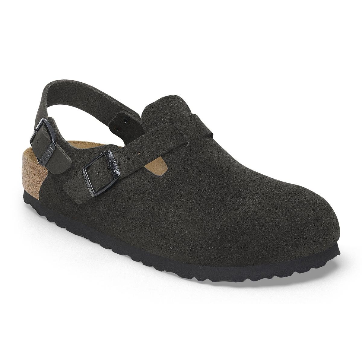 Tokio Suede Leather in Black – Birkenstock NZ