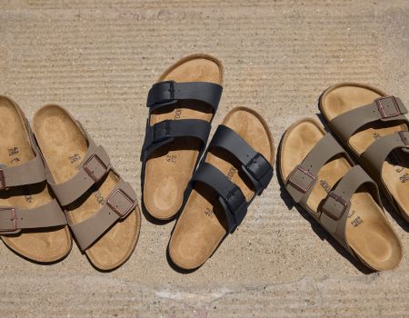 BIRKENSTOCK Birko flor and Birkibuc sandals