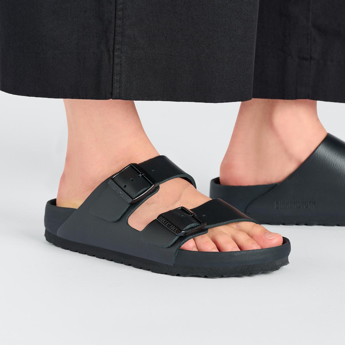 Arizona Exquisite Natural Leather in Black – BIRKENSTOCK NZ
