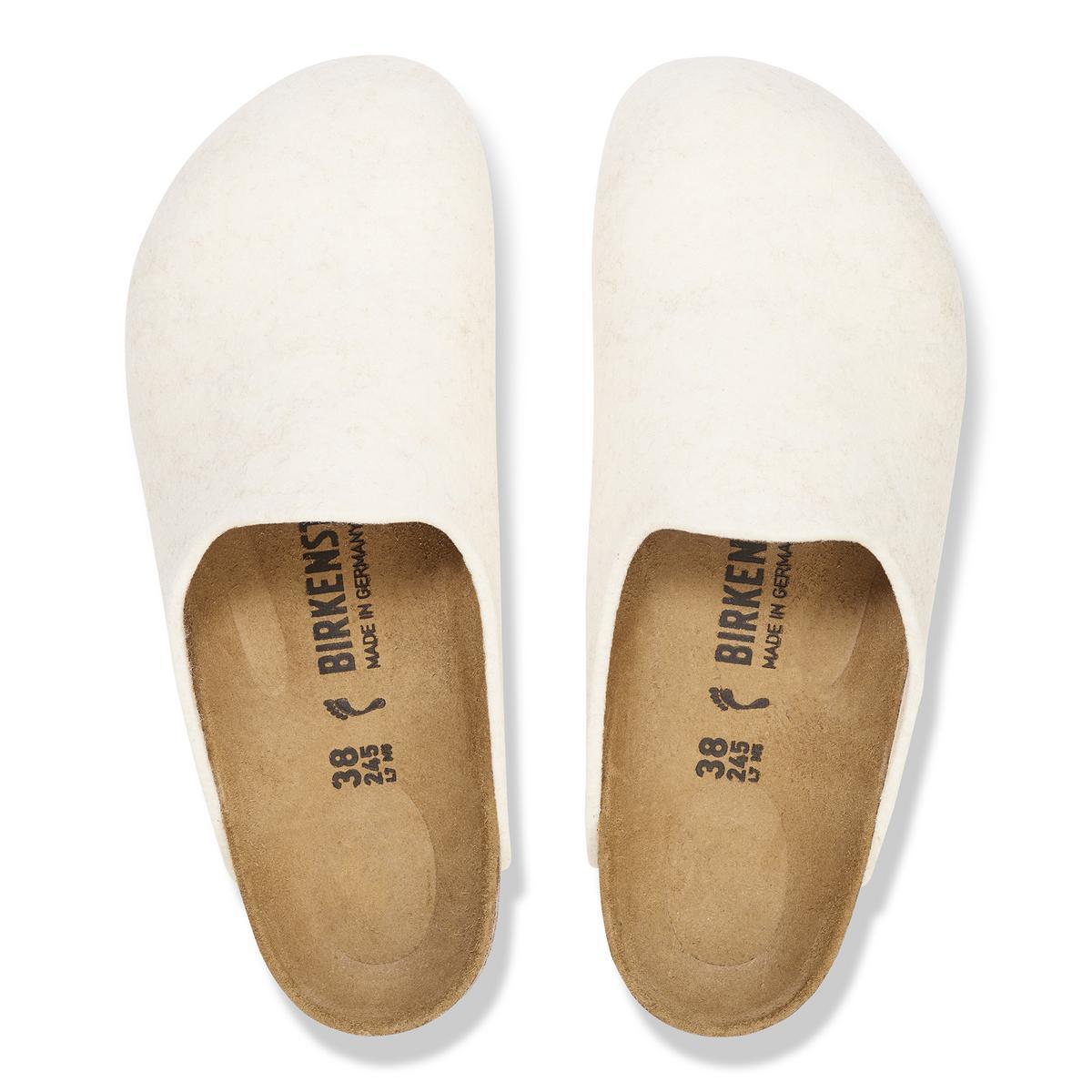 Birkenstock Amsterdam Felt Eggshell - Image 5