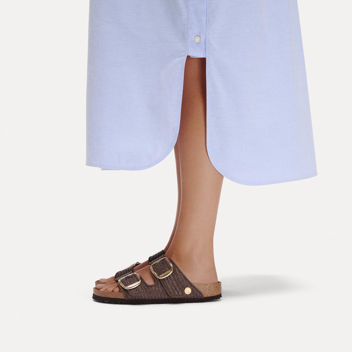 Birkenstock Arizona Big Buckle Raffia Carafe - Image 2