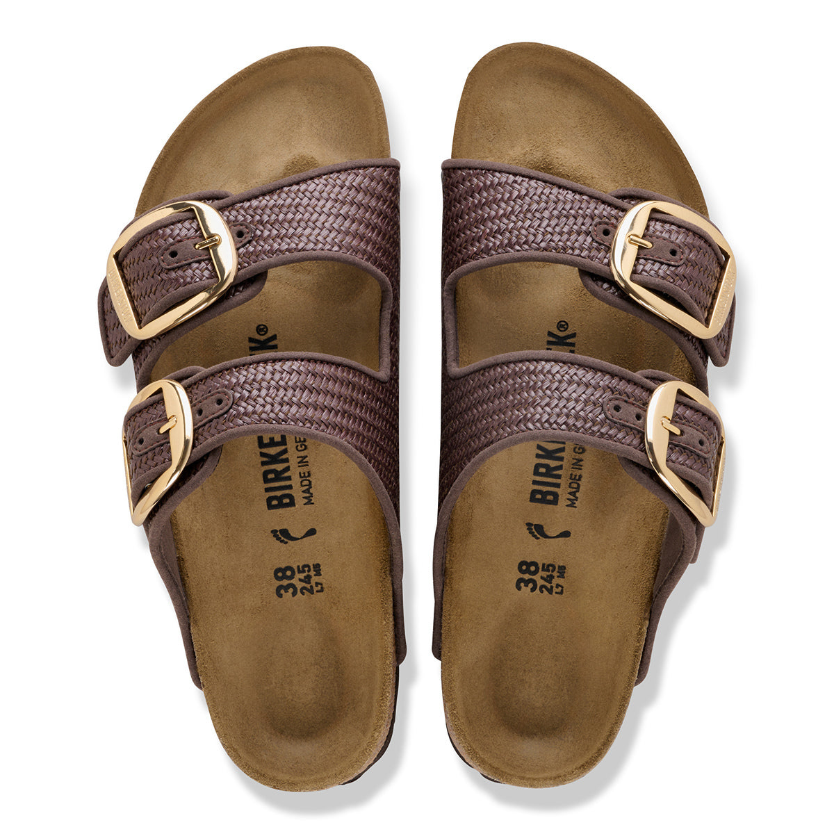 Birkenstock Arizona Big Buckle Raffia Carafe - Image 7
