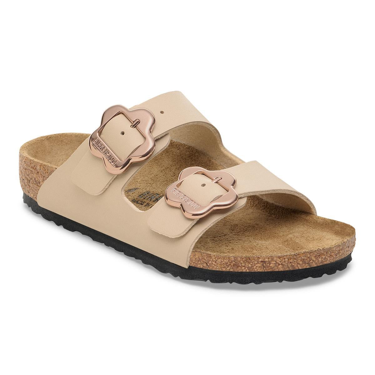 Birkenstock Arizona Flower Buckle Kids Sandcastle - Image 1