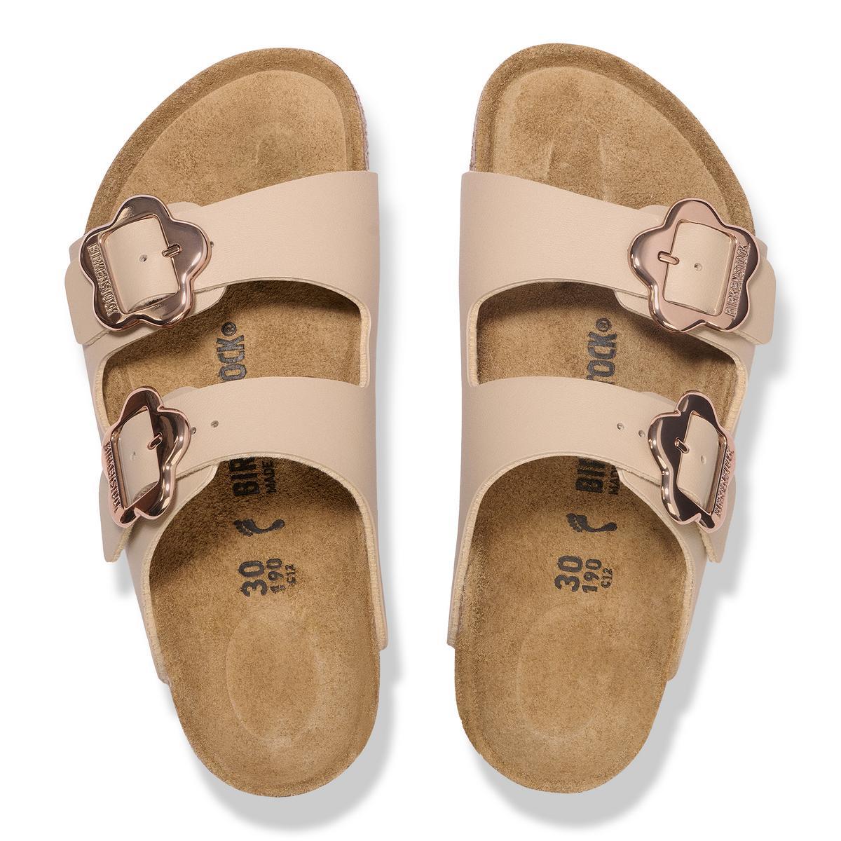 Birkenstock Arizona Flower Buckle Kids Sandcastle - Image 4