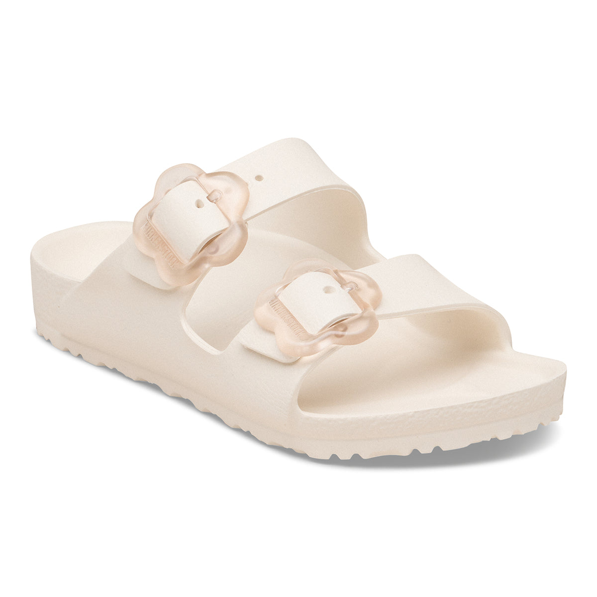 Birkenstock Arizona Flower Buckle Kids Eggshell - Image 1