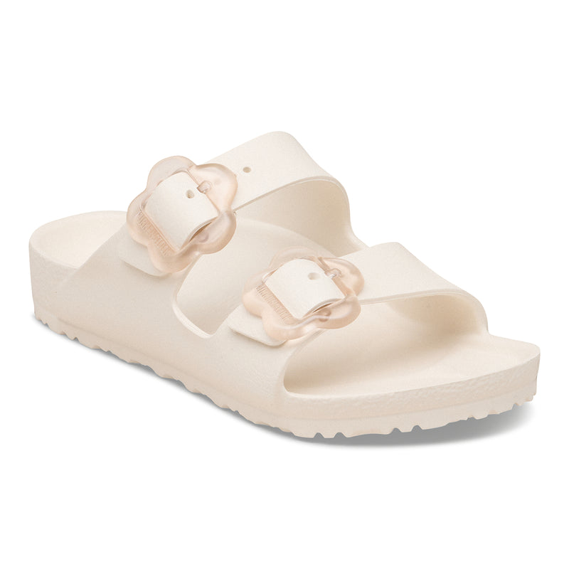 Birkenstock Arizona Flower Buckle Kids Eggshell - Image 1