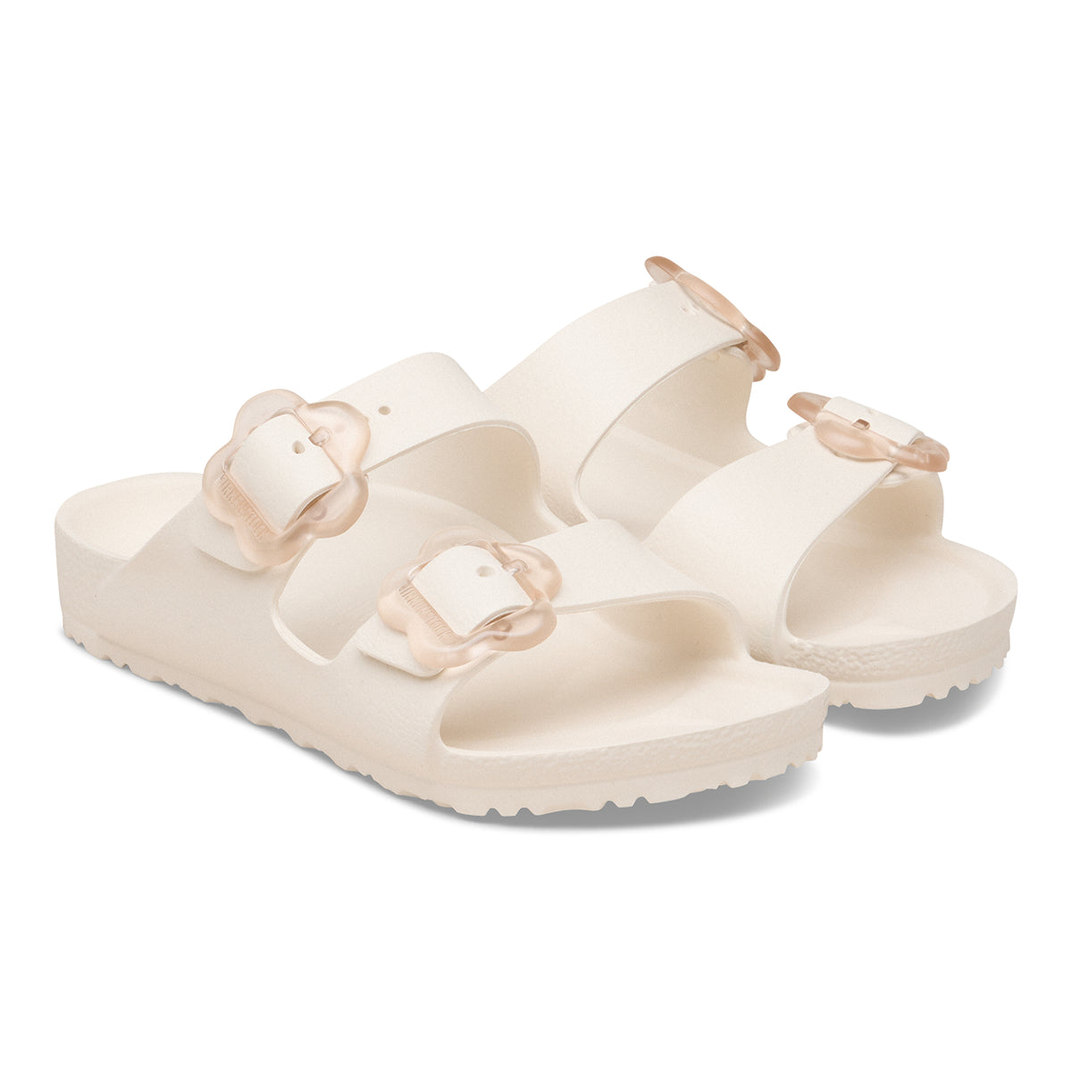 Birkenstock Arizona Flower Buckle Kids Eggshell - Image 3