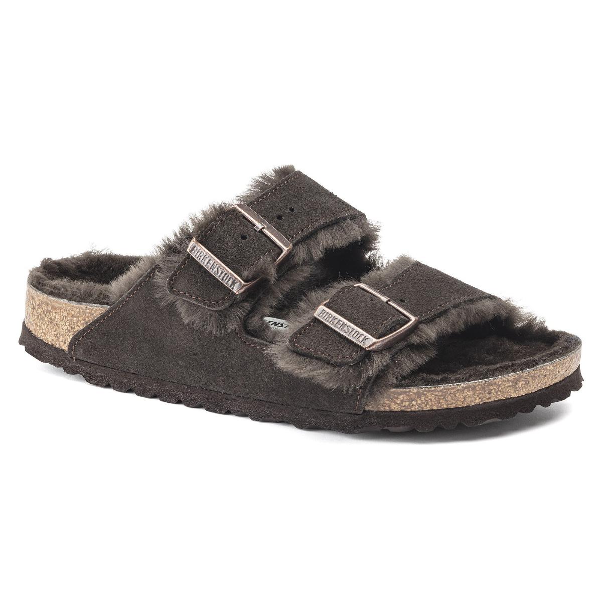 Birkenstock Arizona Shearling Mocha - Image 1