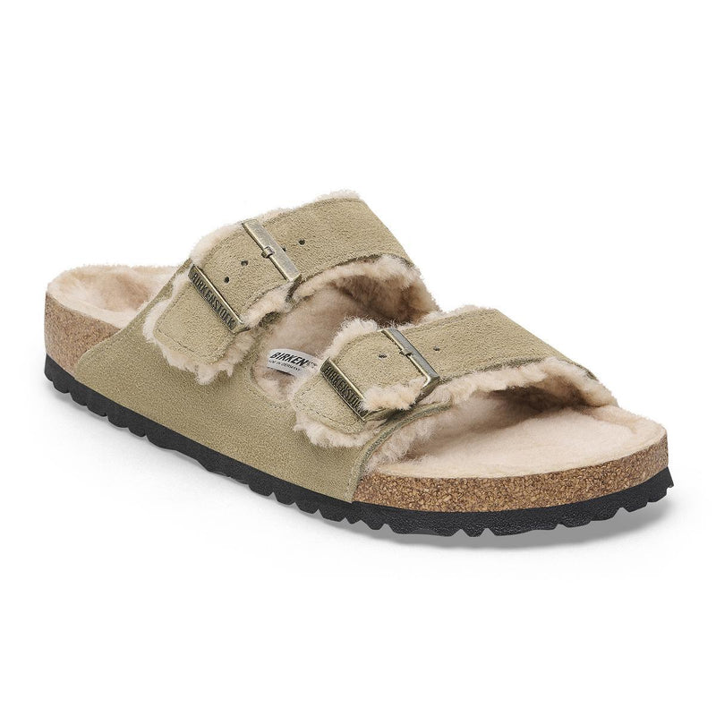 Birkenstock Arizona Shearling Taupe - Image 1