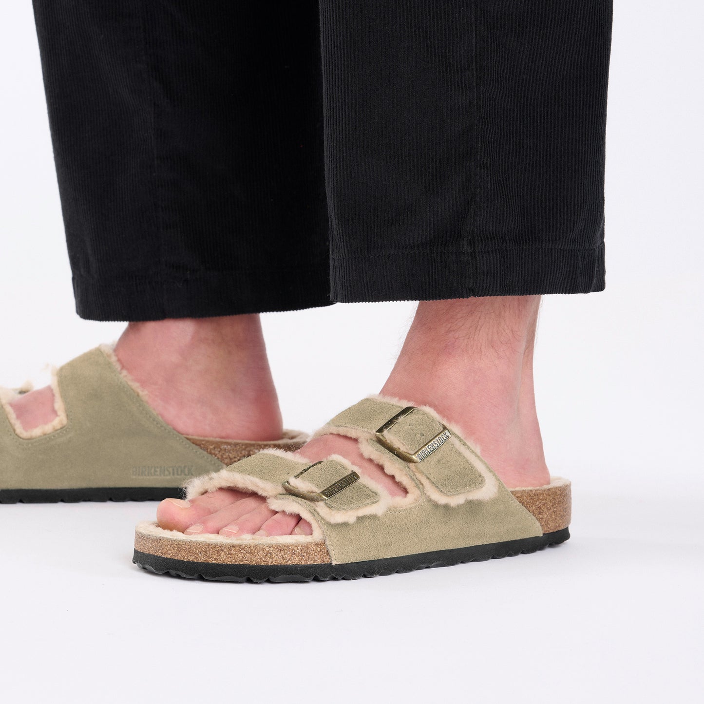 Birkenstock Arizona Shearling Taupe - Image 3