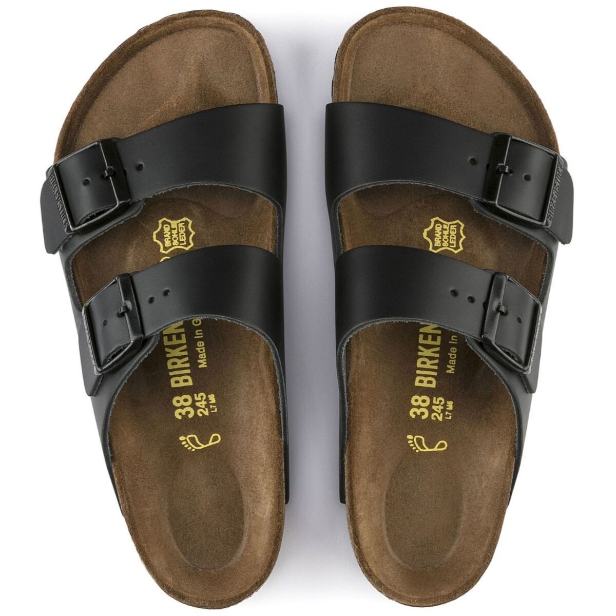 Arizona Smooth Leather in Black – Birkenstock NZ