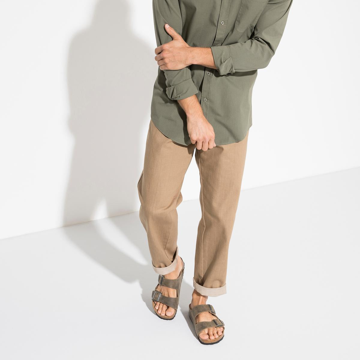 Birkenstock Arizona Soft Footbed Faded Khaki - Image 3