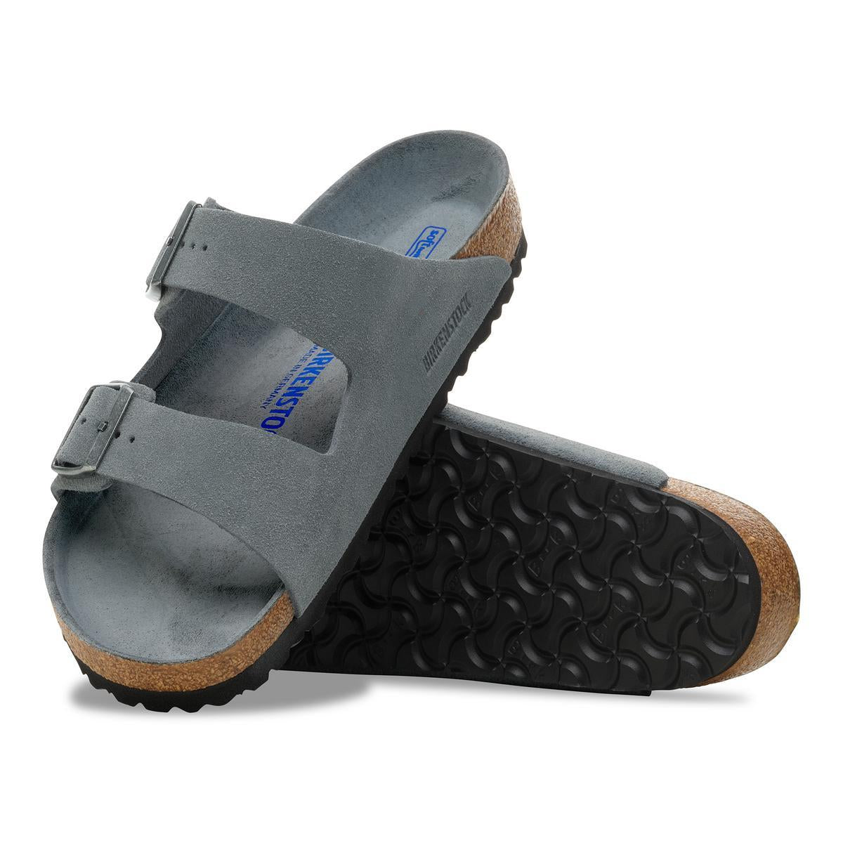 Arizona Soft Footbed Suede Leather in Basalt Grey – BIRKENSTOCK NZ