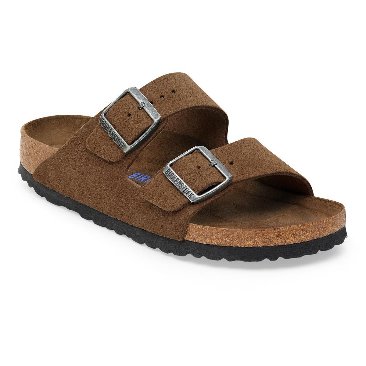 Arizona Soft Footbed Suede Leather in Mink – BIRKENSTOCK NZ