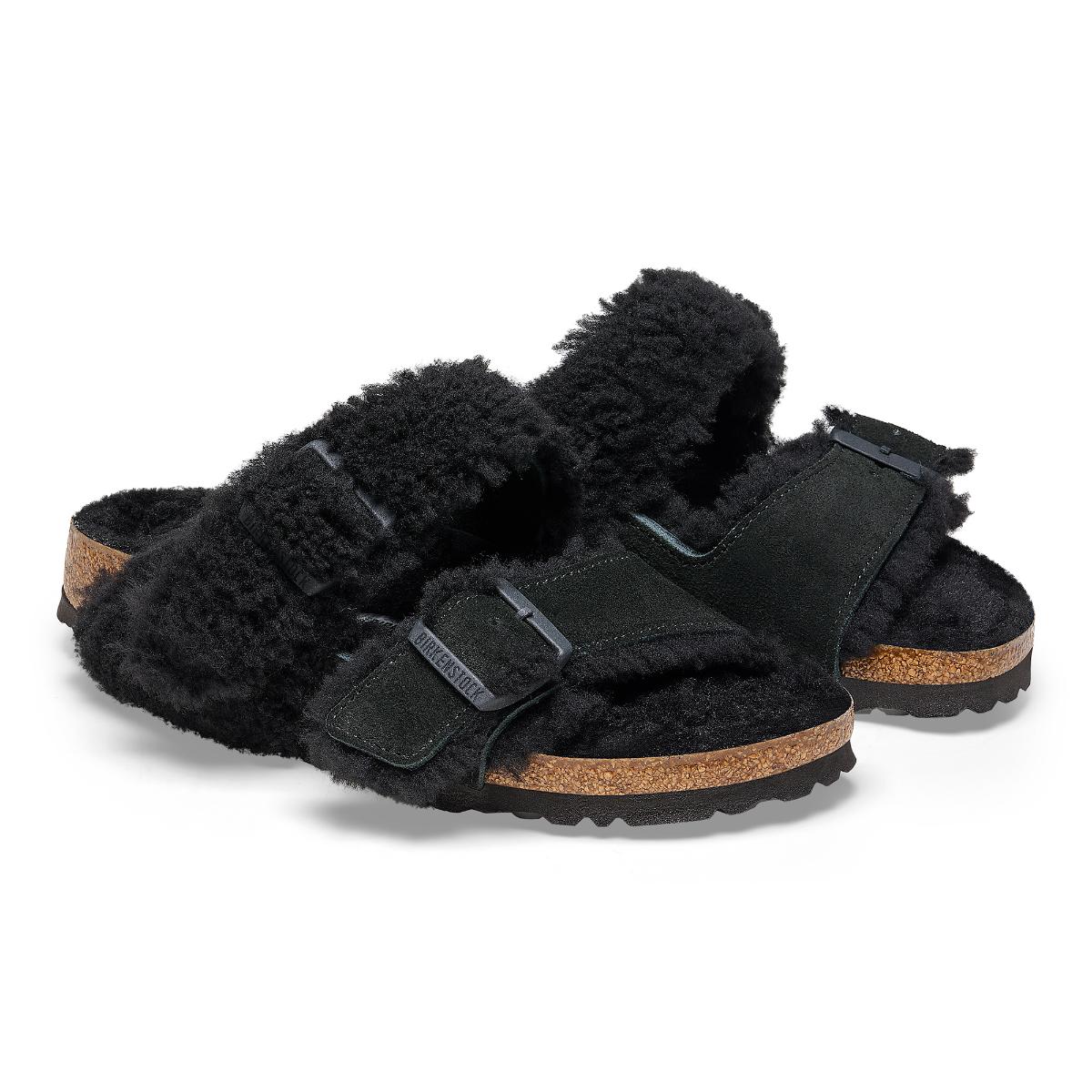 Birkenstock Arizona Teddy Split Black - Image 5