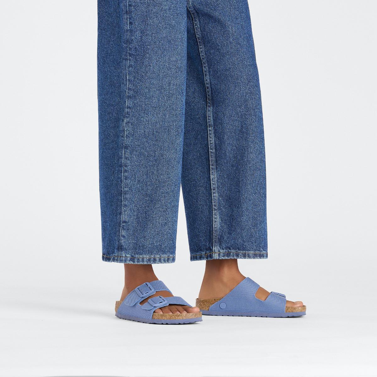 Arizona Textile in Elemental Blue Birkenstock NZ