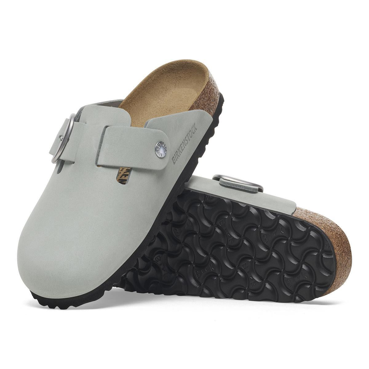 Boston Big Buckle Nubuck Leather in Pure Sage – BIRKENSTOCK NZ