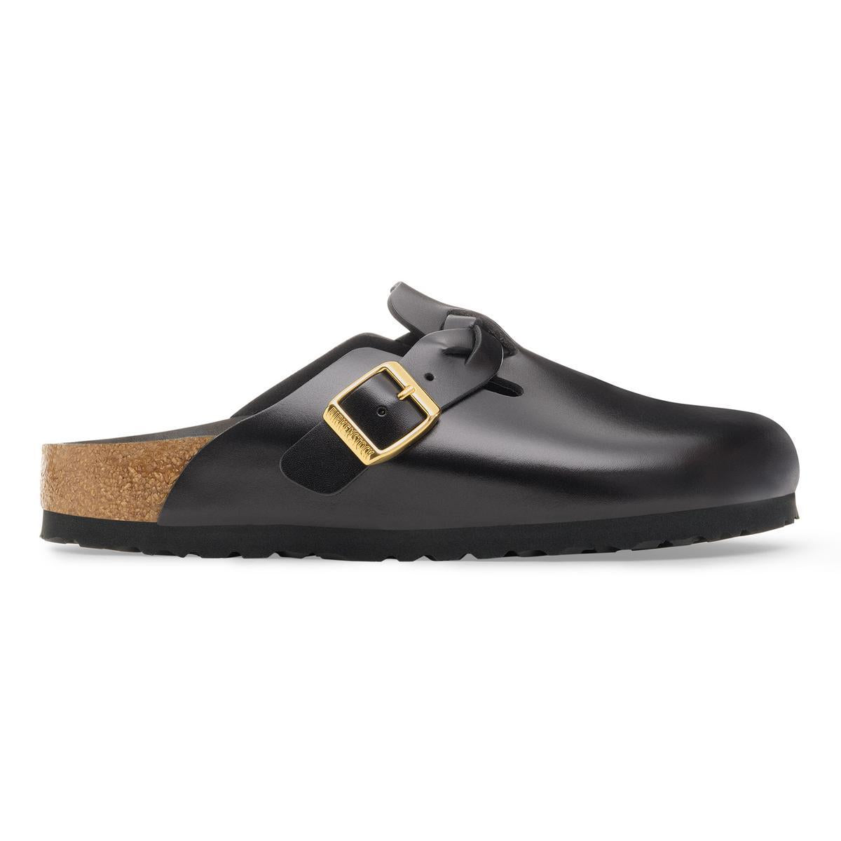 Birkenstock Boston Braided Amalfi Black Amalfi Leather - Image 4