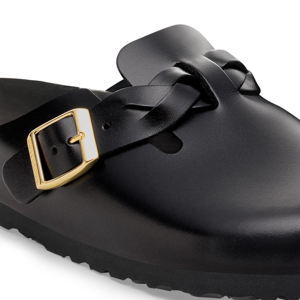 Birkenstock Boston Braided Amalfi Black Amalfi Leather - Image 6